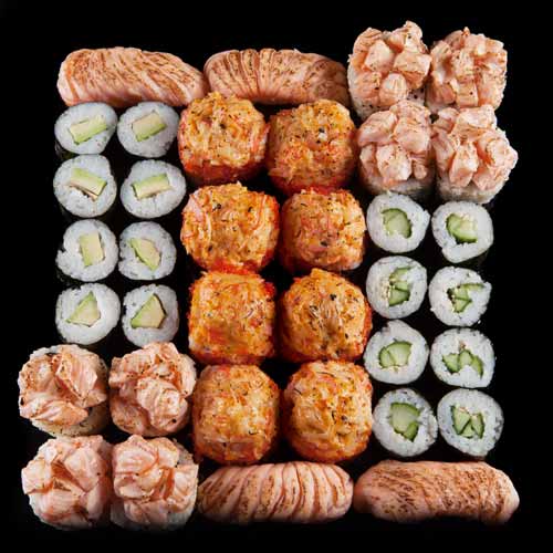 Assortii Kepakusi Assortii Kepakusi sushi