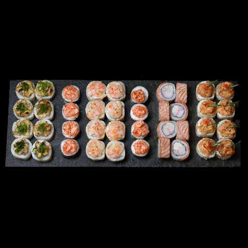 sashimi-suitsulühe sushi